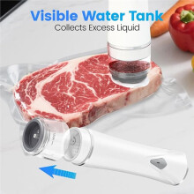 Machine de Mise Sous Vide avec Réservoir D'Eau Visible et 30 Sacs Réutilisables