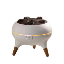 Essential Oil Diffuser for Bedroom 250ml Jellyfish Mist Flame Aromatherapy Humidifier with 7LED Lights-EU Plug