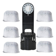 Replacement Charcoal Water Filter Cartridges with Kit Combo for Single Brewing System