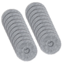 20pcs Microfiber Mop Cloth for Conga 9590 /9990 /10090 Spin for Revolution Ultra Power Vacuum Cleaner Accessory