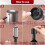 Electric Wine Pourer,Touchless Automatic Beverage Pourer, Rechargeable Wine Dispenser with Lockable Wine Stopper, 6