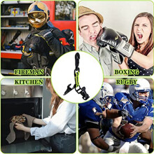 4 Pcs Firefighter Glove Strap Safety Glove Holder Glove Clips for Firefighter  Rescue Work Glove Belt Clips