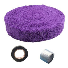 Badminton Grip with Seal Tape Base Film Microfiber Badminton Towel Hand Gel Tennis Racket Sweat Band 10M