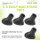 4 Pack  Bag Stand Replacement Feet, Bag Feet Replacement for  Bag Necessary Accessories 3