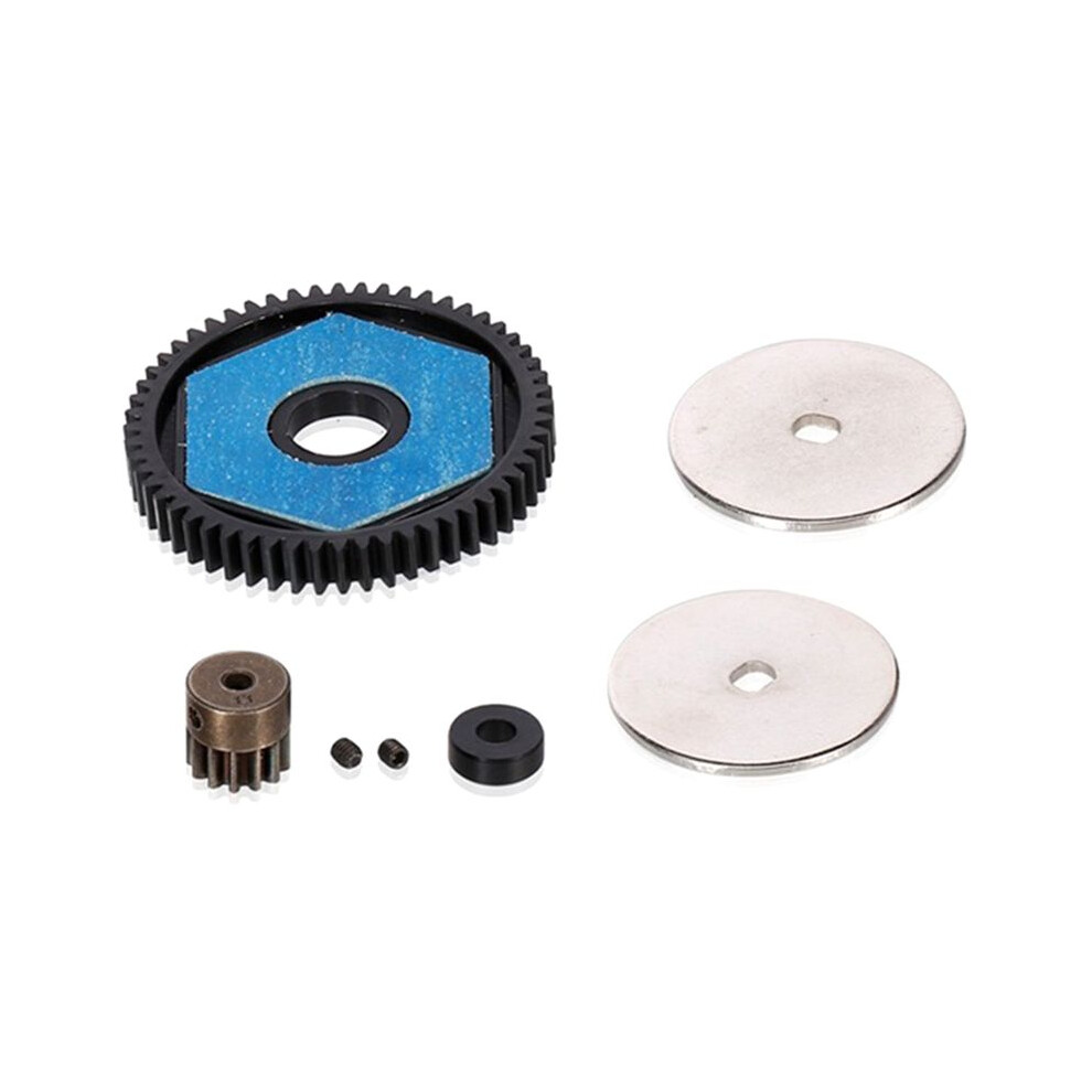 56T Spur Gear 13T Motor Gear Gearbox Transmission Gears Set For 1/10 Rc Crawler Car Axial Scx10 Scx10 Ii Upgrade Parts 4714202307374