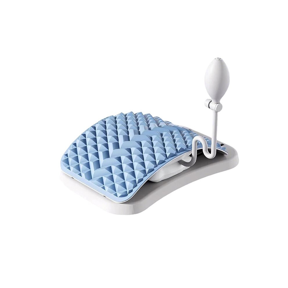 Tlily Pneumatic Back Stretcher For Lower Back Pain Relief - Stepless Air-Adjustable Lumbar Support Board With Extra-Wide Panel