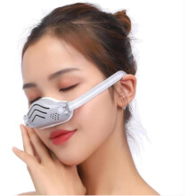 Máscara Nasal com Carvão Ativado e Filtros Nasais - Proteção Reutilizável Contra Poeira e Pólen para Alergias e Rinite Alérgica