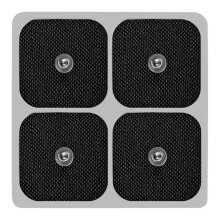 12PCS 5cmxcm Snap Self-Adhesive Electrode Patch for Compx Muscle Stimulators Massage Electrode Self-Adhesive Pad