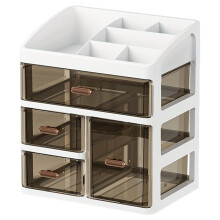 Cosmetics Storage Box Cosmetics Storage Box Large Capacity Dust-Proof Skincare Product Display Rack, Desktop Storage Box