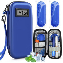 Reise-Kühltasche für Insulinpens, Kühltasche für Diabetiker mit Temperaturanzeige