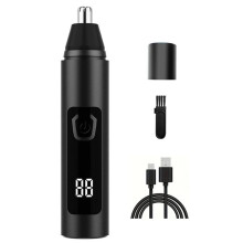 Nose Hair Trimmer Professional Electric Portable Nose Hair Trimmer USB Charging High Quality Nose Trimmer Black