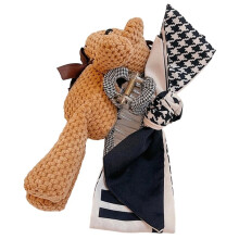 1pc Korean Cute Bear Hairpin Female Autumn/Winter Back of Sweet Grip Clip Large Bow Clip Headpiece A