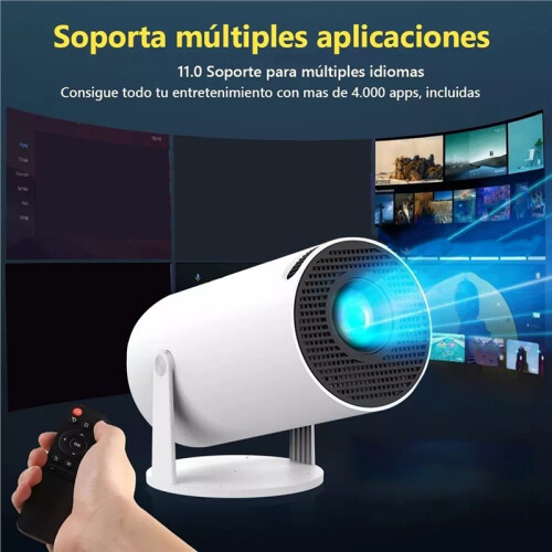 Professional High-Definition  Projector Suitable for Holiday Gift Giving Compatible with Multiple Devices UK Plug