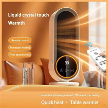 Chauffage D'Hiver Portable à Écran Tactile avec Télécommande et Minuterie, Chauffe-Mains et Chauffage de Bureau pour la Maison (États-Unis)