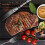 20-Piece Set, Stainless Steel Silverware Cutlery Set for 4, Unique Pattern Design, Includes Dinner Knives 6