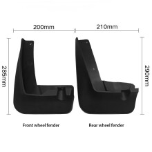4 STUKS voor X2 F39 2018 2019 2020 2021 voor Achter Auto Spatbord Spatbord Spatbord Flappen Spatlappen Spatborden