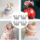 4Pcs/Set Round 3D  Shaped Cake Tin Aluminum Cake Pan Decorating Pastry Tools Cake Mold 7