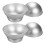 4Pcs/Set Round 3D  Shaped Cake Tin Aluminum Cake Pan Decorating Pastry Tools Cake Mold 1