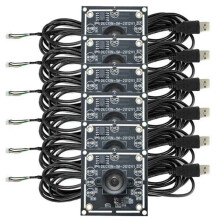 6 Stuks 100 Graden Camera Module 1MP OV9732 1280x720 USB Gratis Driver Handmatige Focus, met 3 Meter Kabel voor WinXP/7/8/10