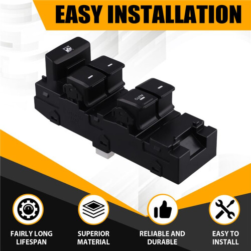 RHD New Power Window Main Control  93570-C7120 for  I20 2013-2019 93570C7120 Window Regulator Button 1