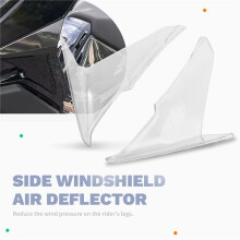Motorcycle Leg Fairing Wind Deflector Side Windshield Air Deflectors for ADV 350 ADV350 2022-2025 Transparent