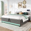 4ft6 Double Hydraulic Storage Bed 12