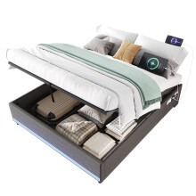 4ft6 Double Hydraulic Storage Bed