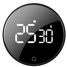 Revolving LCD Display Electronic Timer 99 Minutes Kitchen Timers Cooking Timers Clock Loud Alarm Counters for Home Study