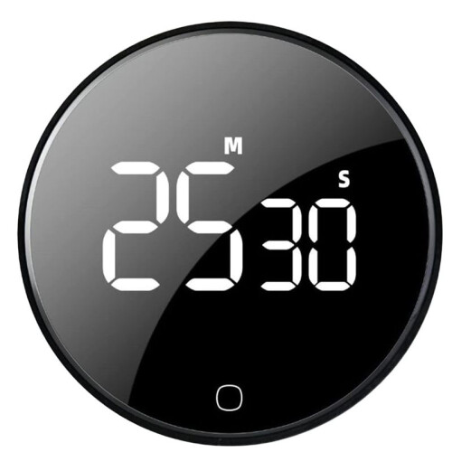Revolving LCD Display Electronic Timer 99 Minutes Kitchen Timers Cooking Timers Clock Loud Alarm Counters for Home Study