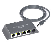 Upgraded 4 Gigabit for Starlink Ethernet Adapter for Dish Antenna Satellite Internet Powerline