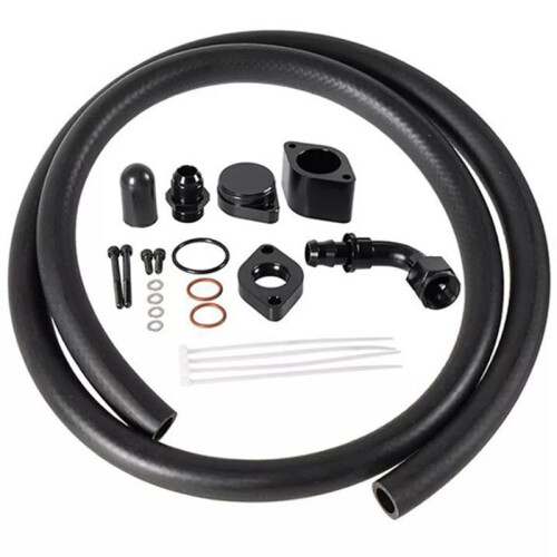 Turbo Piping Kit CCV Crank Case Vent Reroute Basic Kit for 2011-2020  6.7L Powerstroke