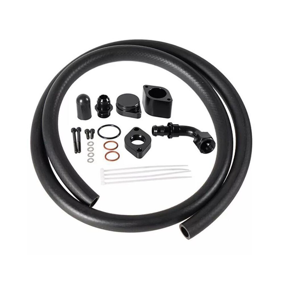 Turbo Piping Kit Ccv Crank Case Vent Reroute Basic Kit For 2011-2020 6.7L Powerstroke 4713658243373