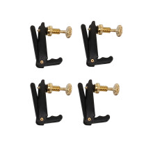 4/4 Ebony Violin Parts Tailpiece Pegs Chinrest Maple Bridge Set