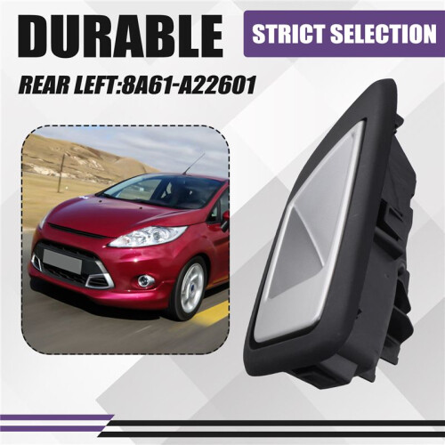 Car Left Rear Inner Door Handle Assembly Inner Pull Handle 8A61-A22601 for  Fiesta 2009-2014