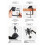 Braço de Microfone, Braço de Microfone Giratório 360, Suporte de Microfone, com Clipe de Microfone, Adaptador de 3/8 Polegadas para 5/8 Polegadas 3