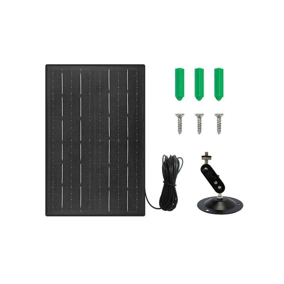 10W 5V Solar Panels For Security Cameras Recharged Battery Cameras Adjustable Security Camera Power Supply 4713053569825