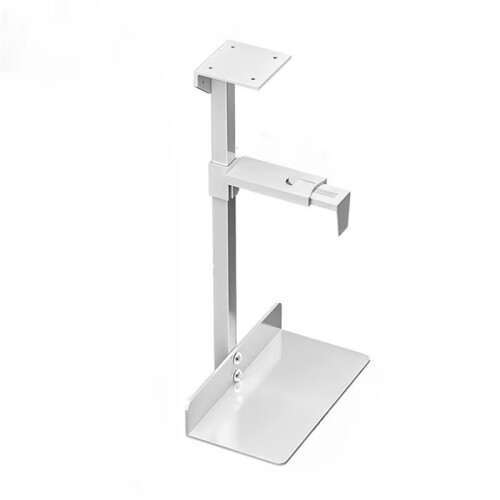 Universal PC Case Holder Under Desk Wall Side Mount CPU Stand Adjustable Computer Mainframe Hanger Host Stand Bracket,A
