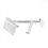 Universal PC Case Holder Under Desk Wall Side Mount CPU Stand Adjustable Computer Mainframe Hanger Host Stand Bracket,A 2