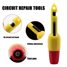 2PCS Insulation Wire Piercing Puncture Probe Test Hook Clip with 4mm Socket Automotive Car Repair 4MM