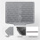 Silicone Tableware Drain Mat, Anti Slip Sink Mat, Slope Guide Bowl Dish Drying Filter Mat 5