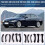 Door Pull Handle Set Replacement for  3 Series E90 E91 E92 316 318 320 325 328i 2004-2012 RHD Carbon Fiber Pattern 3
