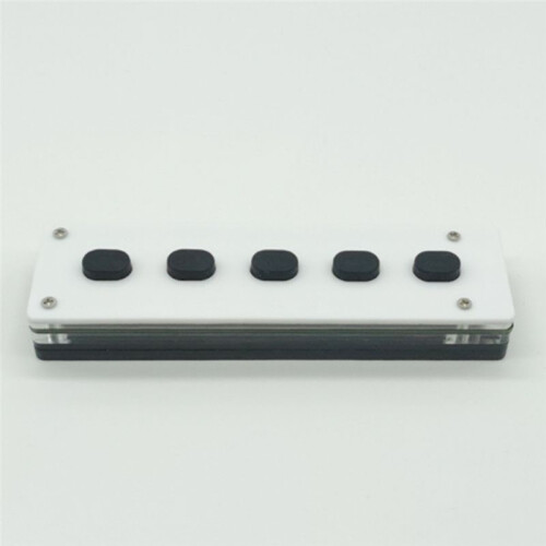 Silent Silicone  Custom Programming Macro Keyboard 5-Keys Macropad Copy Paste USB Keypad, +Wireless 2