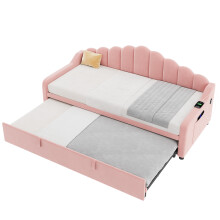 3ft Single Daybed with Pull-out Trundle