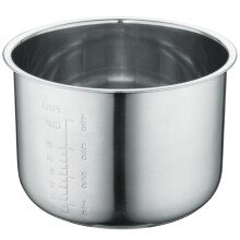 Power Cooker Stainless Steel Replacement Inner Pot Insert Liner Accessory Insert Liner XL Compatible with 5 Quart Cooker