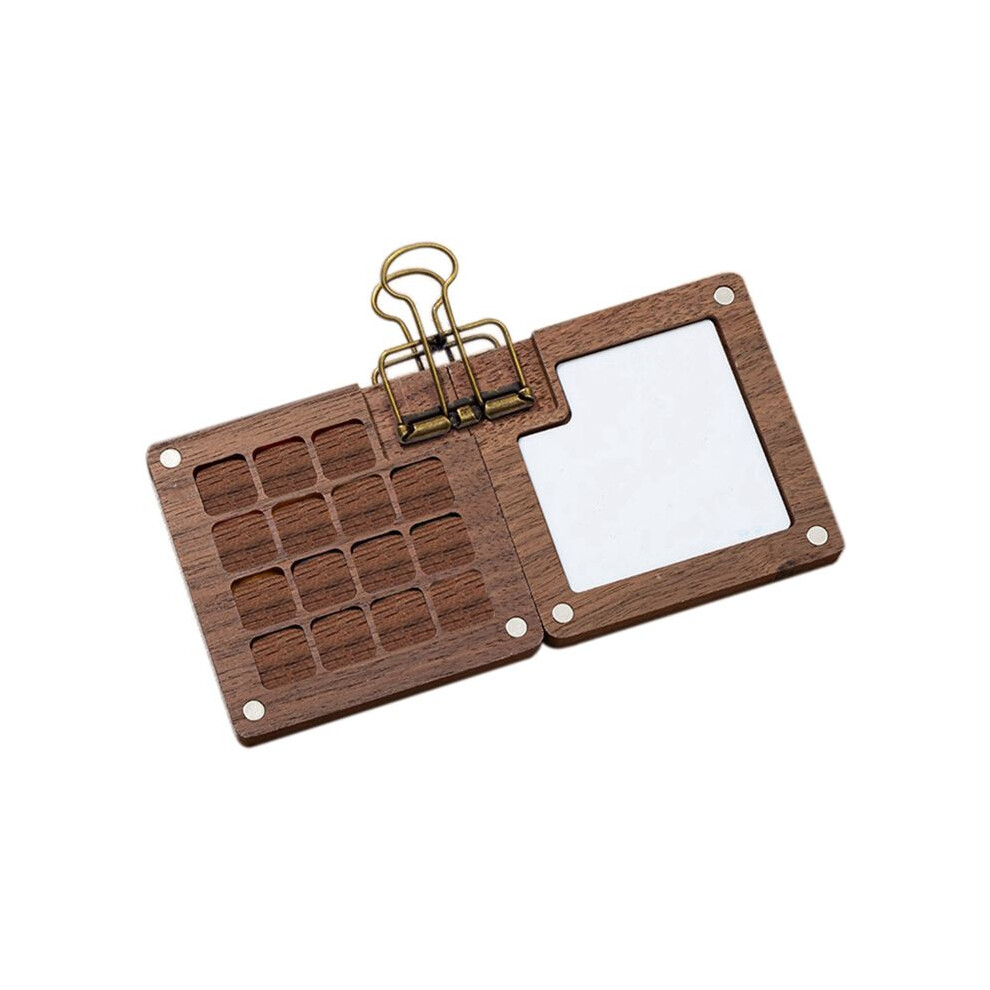 Portable Palette, Travel Paint Palette, Watercolour Sketchbook, With Metal Clip, Gift For Painters And Artists C A 6031151891364