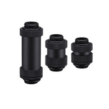 G1/4 Inch Male to Male Rotary Connectors - Copper SLI Water Cooling Fittings for PC, Adjustable Lengths G