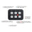 12V LED 6 Gang  PanelCircuit Control Relay System Box Slim Touch Control Panel for Boat UTV Caravan 3