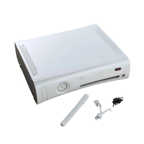 Complete Housing Shell Case Kit for  360 Fat Accessories for  360 Phat Game Console White