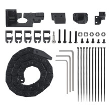 Corrente de Arrasto para Flashforge Adventurer 5M/ 5M Pro Bridge Cable Chain Kit de Corrente de Arrasto Resistente A Altas Temperaturas