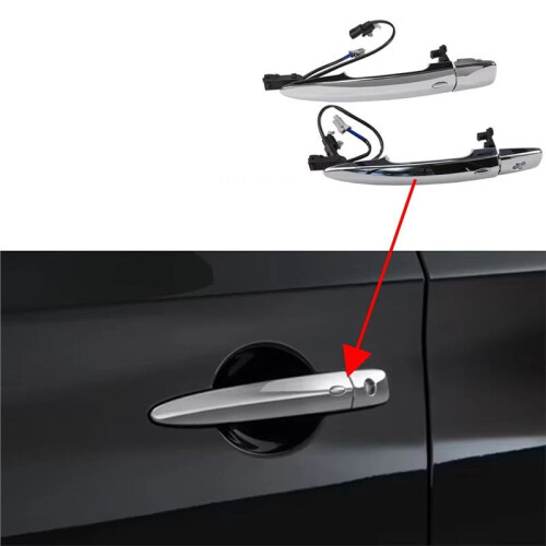 Front Left Right Car Exterior Door Handle for  Sentra 2013-2018,Murano Maxima 2009-2014,Leaf 2011-2017 806469N00A 1